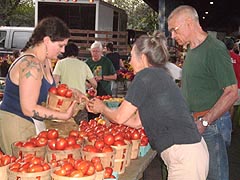 [photo, Baltimore Farmers' Market, Holliday St. and Saratoga St., Baltimore, Maryland]