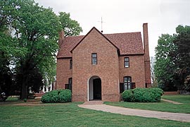 [photo, State House of 1676, Historic St. Mary's City, St. Mary's City, Maryland]