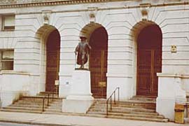 [photo, Clarence M. Mitchell, Jr. Courthouse (view from St. Paul Place), Baltimore, Maryland]