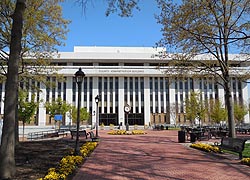 [photo, County Administration Building (view from Main St.), Gov. Oden Bowie Drive, Upper Marlboro, Maryland]